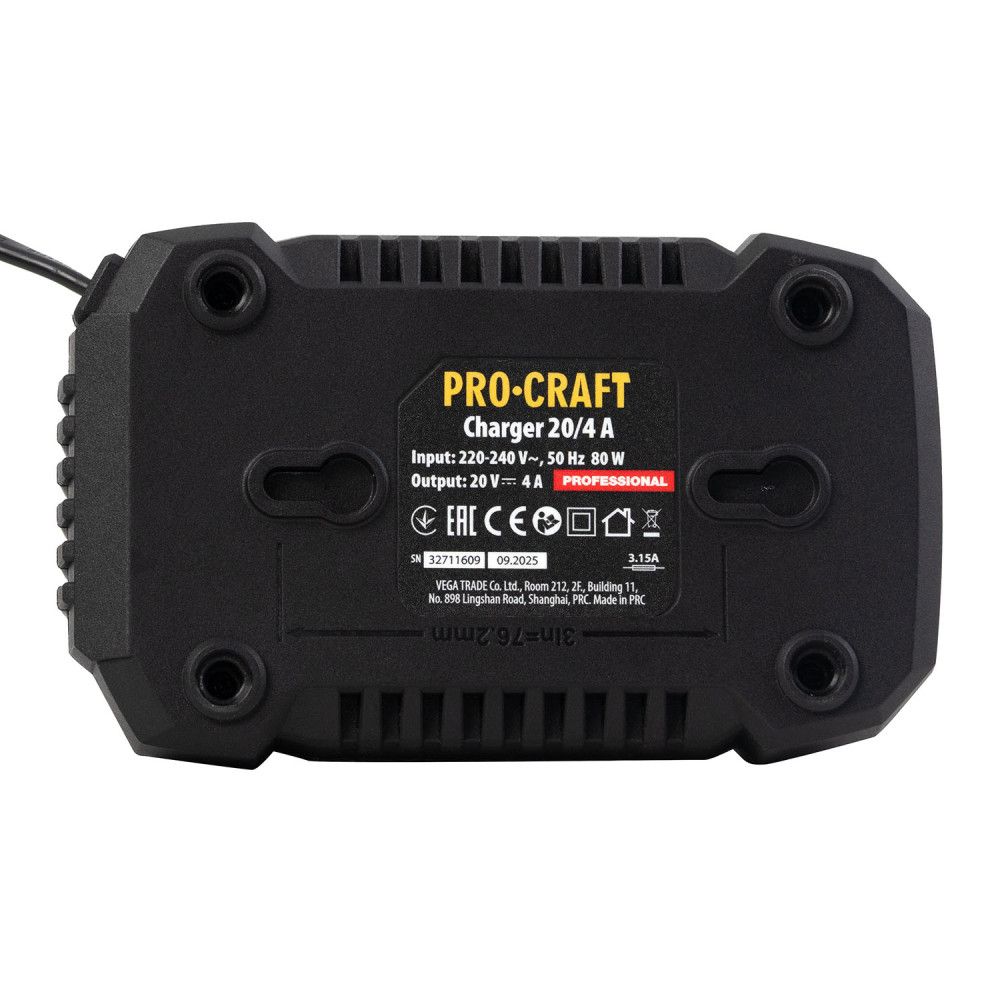 Зарядное устройство Procraft Charger 20/4А