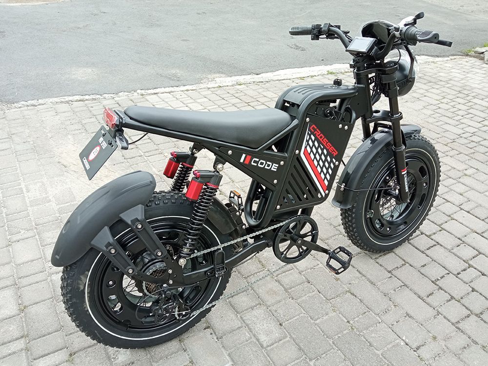 Електровелосипед-фетбайк Crosser Code (1000W; 48V-20.8Ah Li-ion)