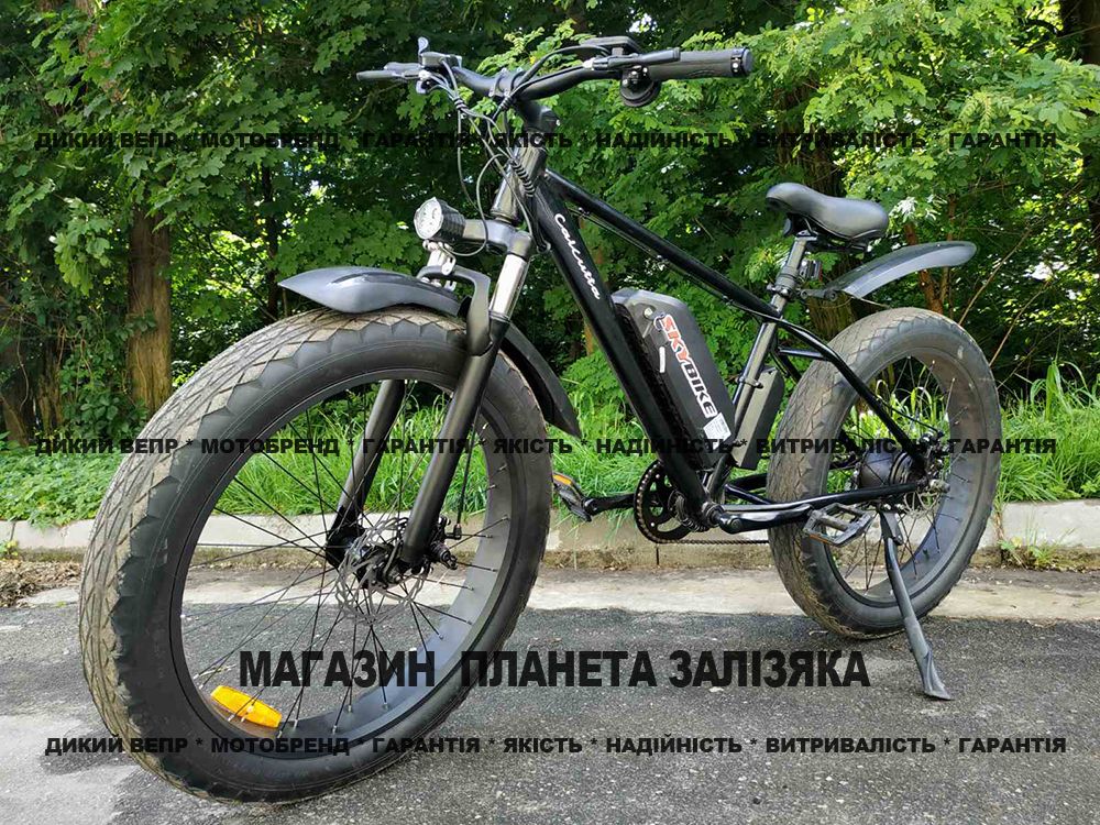 Електровелосипед фетбайк SKYBIKE Calcutta (500W) чорний