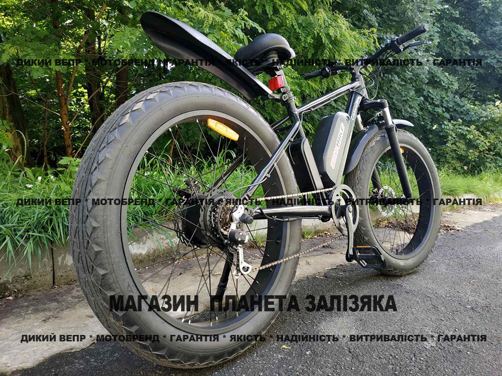 Електровелосипед фетбайк SKYBIKE Calcutta (500W) чорний