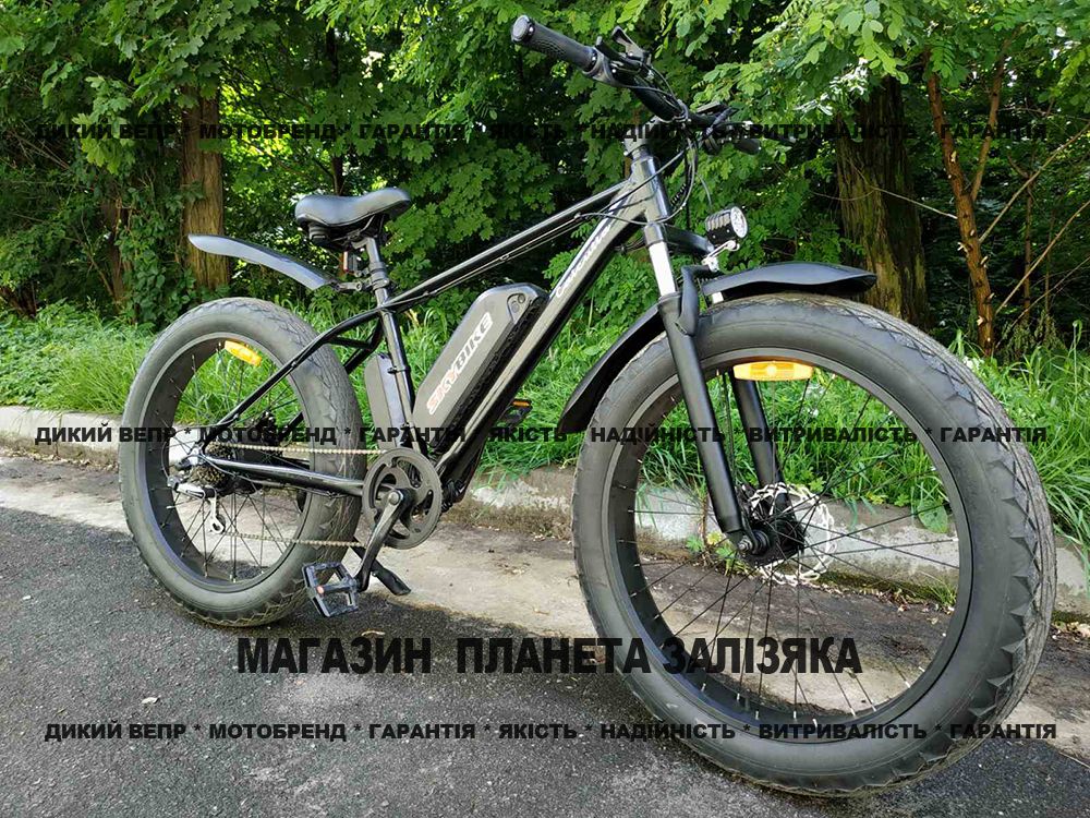 Електровелосипед фетбайк SKYBIKE Calcutta (500W) чорний