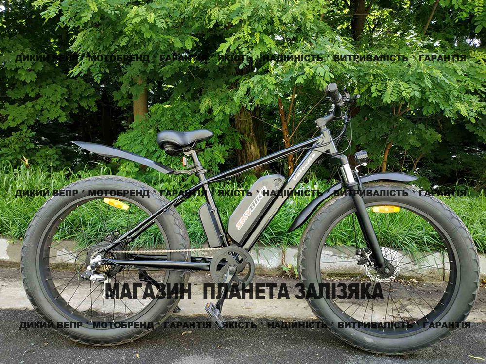 Електровелосипед фетбайк SKYBIKE Calcutta (500W) чорний