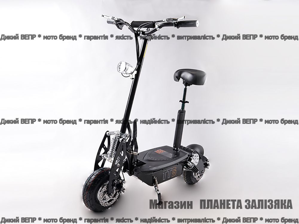 Электросамокат DES06B1 36V 800W 12Ah - SM черный с сиденьем