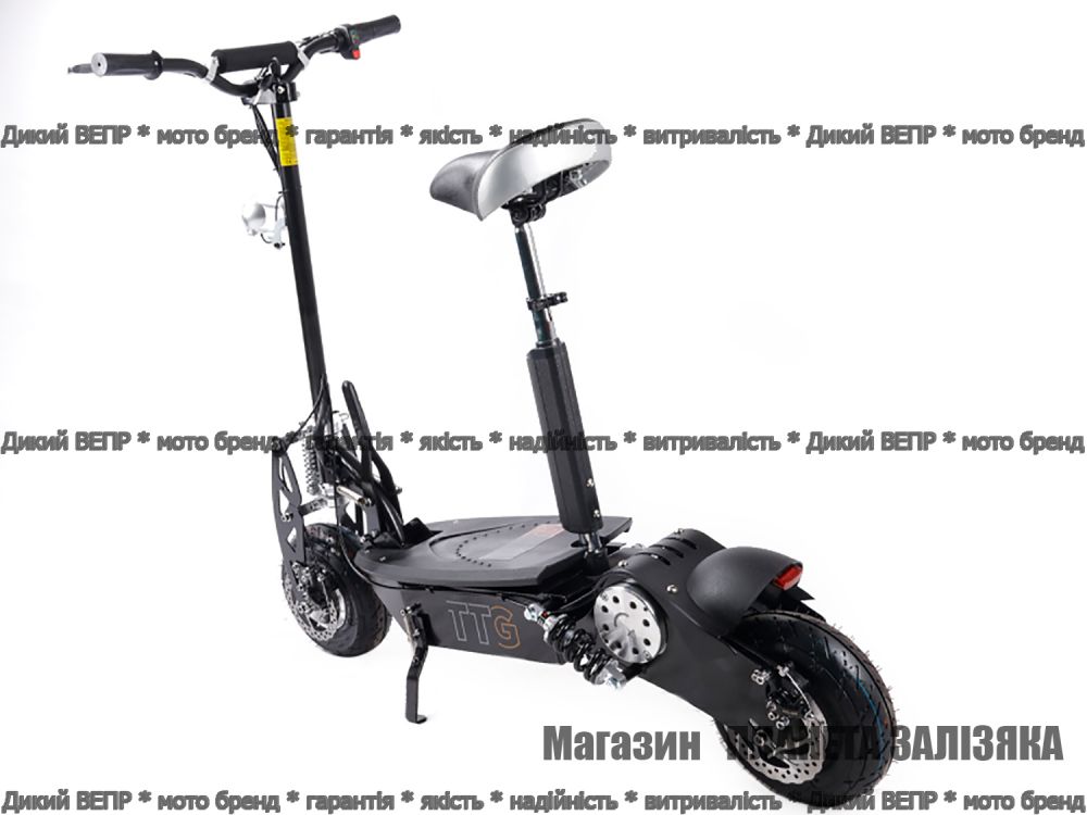 Электросамокат DES06B1 36V 800W 12Ah - SM черный с сиденьем