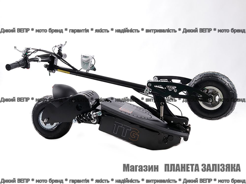 Электросамокат DES06B1 36V 800W 12Ah - SM черный с сиденьем