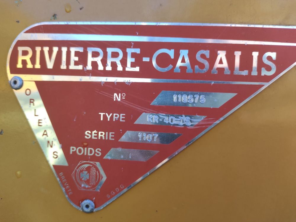 Пресс-подборщик RIVIERRE CASALIS KR 40 TS