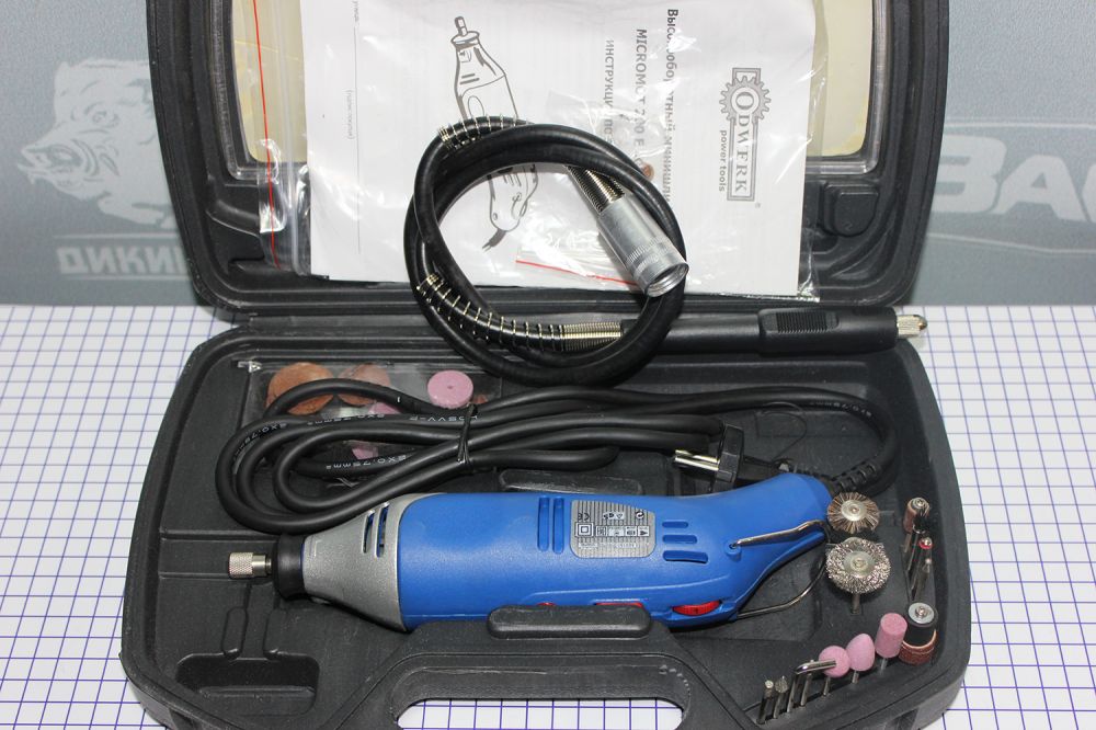 Високообертальний мінішліфувач Odwerk MICROMOT 200 E Komplett-Set