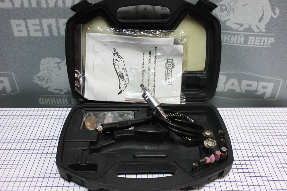 Високообертальний мінішліфувач Odwerk MICROMOT 200 E Komplett-Set