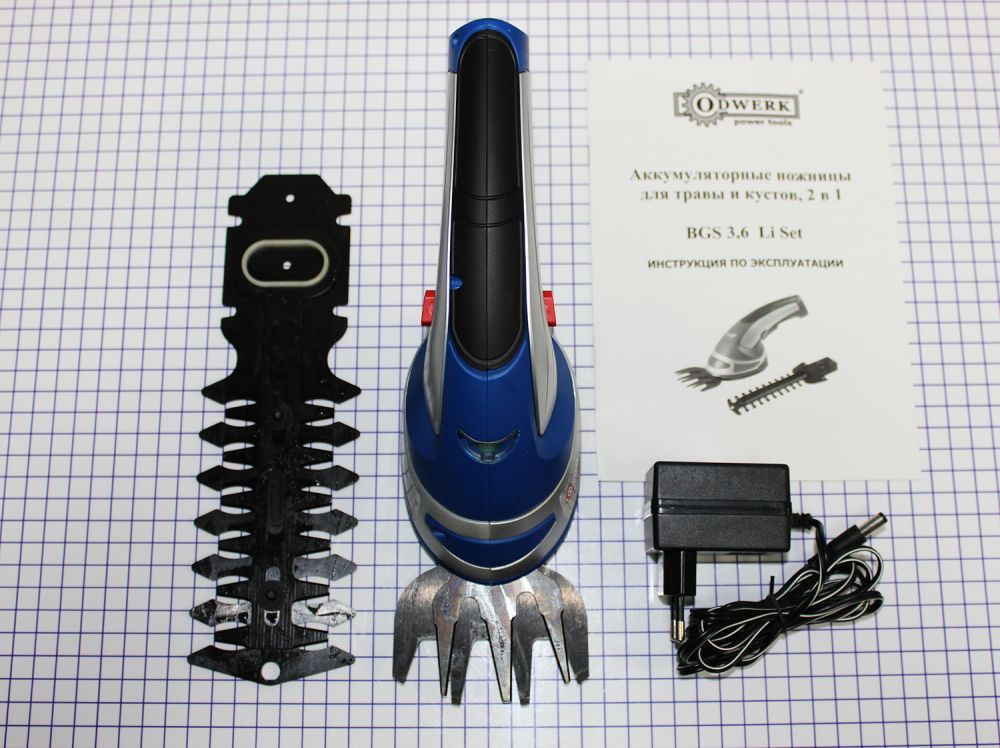 Ножиці для трави акумуляторні Odwerk BGS 3,6 Li SET