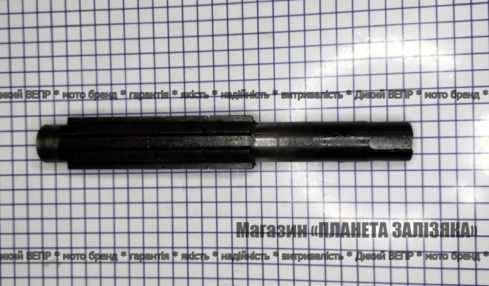 Вал перехідного редуктора фрези мототрактора (L-230mm)
