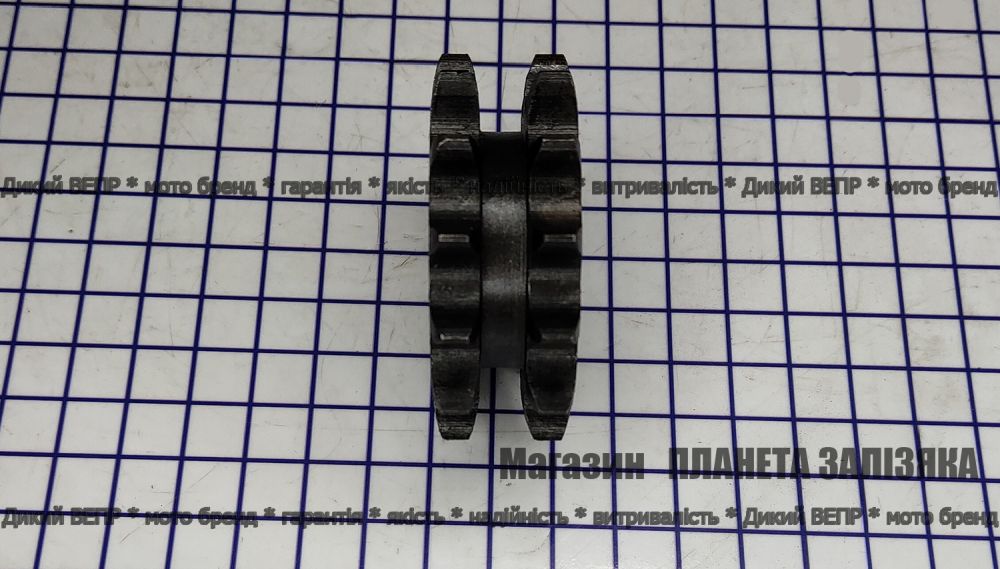 Звездочка двухрядная Z-13/D-17/Шаг 12.7