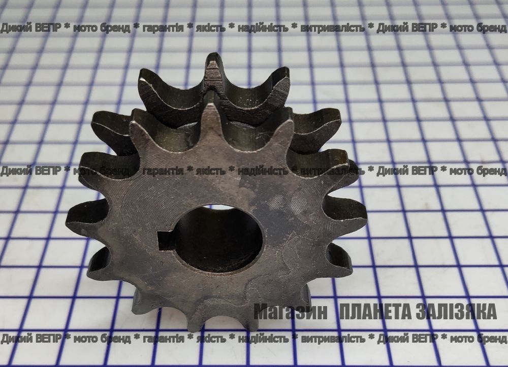 Звездочка двухрядная Z-13/D-17/Шаг 12.7