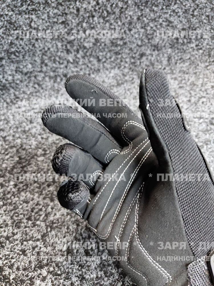 Мотоперчатки текстильные с защитой Vemar размер M черно-красные