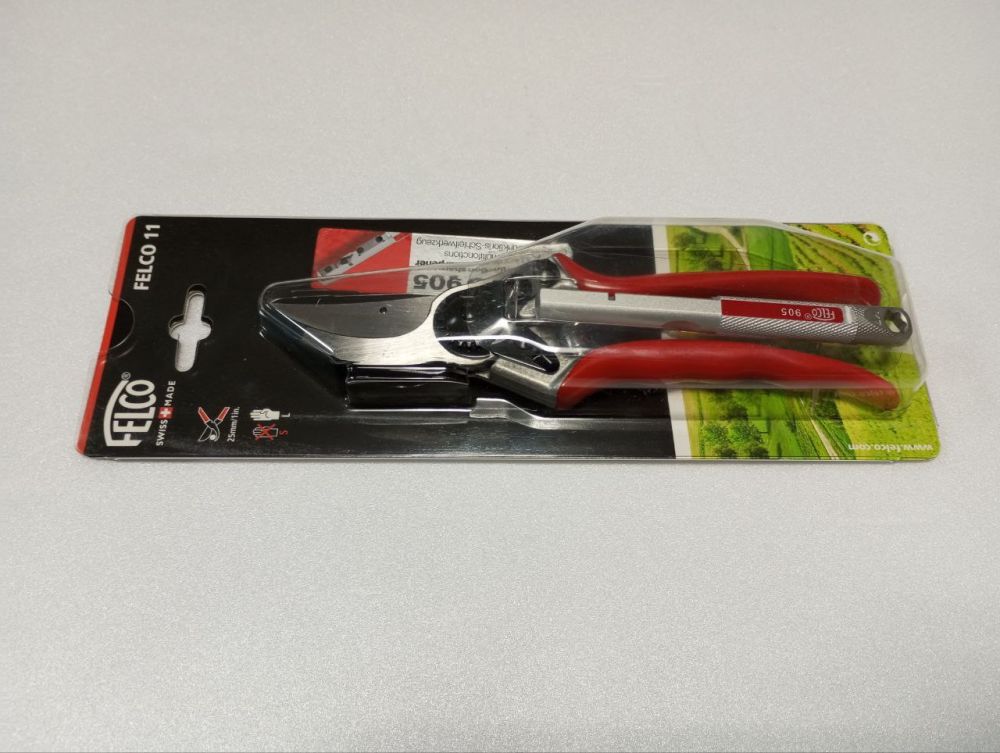 Садовий секатор FELCO 11 обвідний класичний + точилка FELCO 905