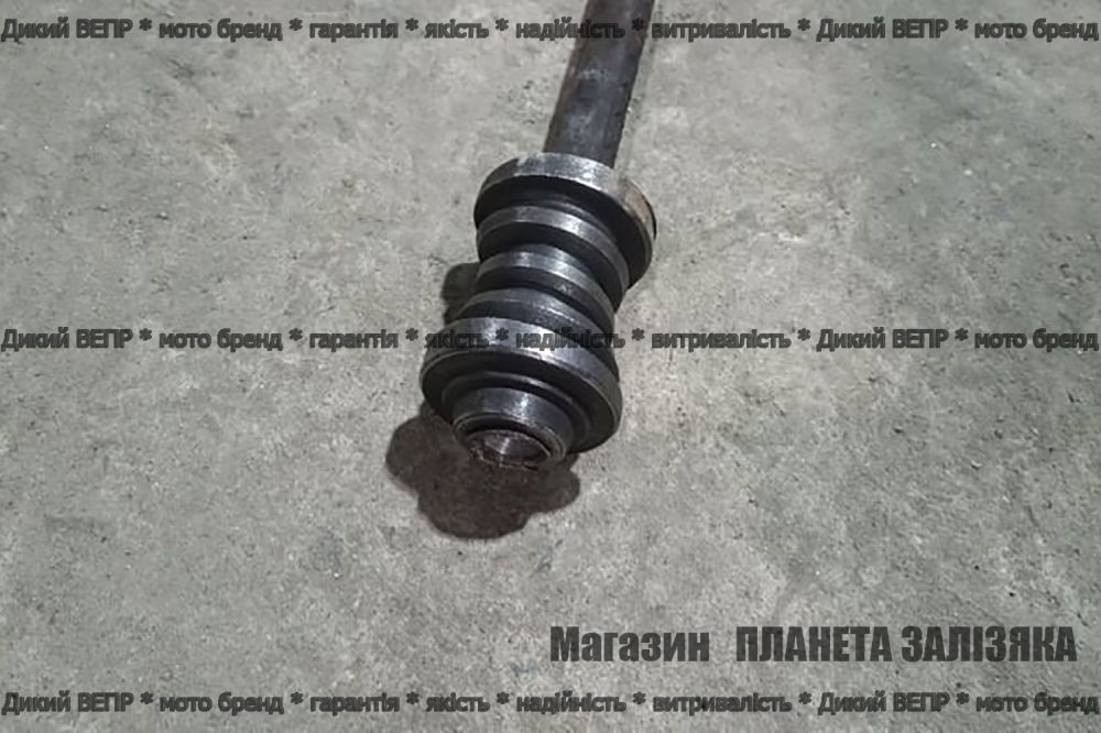 Вал рульового механізму вертикальний (Довжина 800мм) до мототракторів
