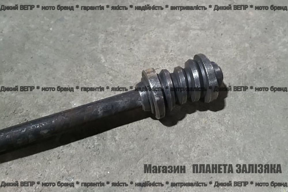 Вал рульового механізму вертикальний (Довжина 800мм) до мототракторів