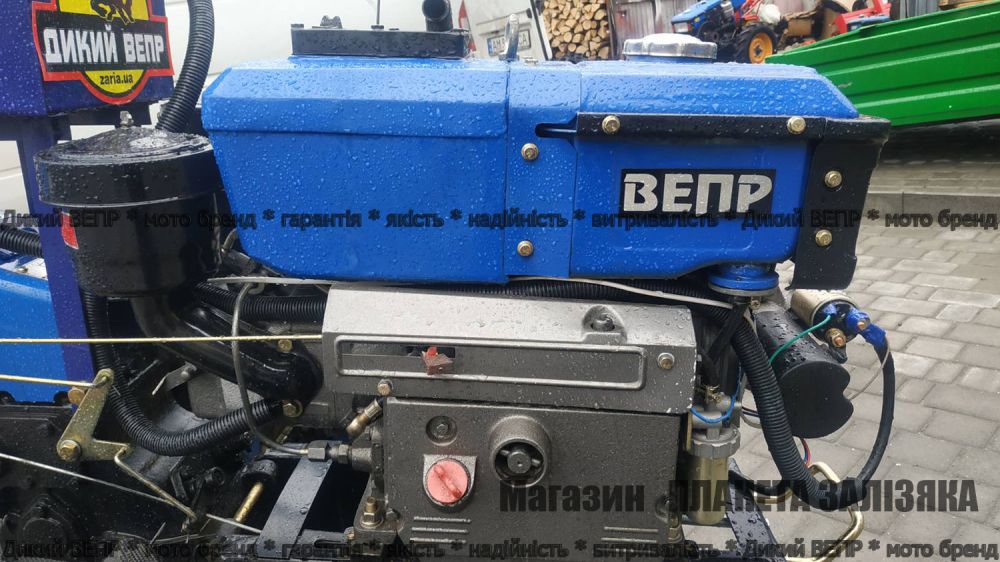 Мотоблок Вепр 101МЕ з електростартером від ТМ Заря з фрезою