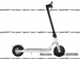Электросамокат F6 36V 350W 8Ah - SM белый