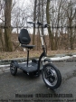 Електросамокат T06-3 48v 500W 12Ah - SM чорний з сидінням (сидіння - спинка)
