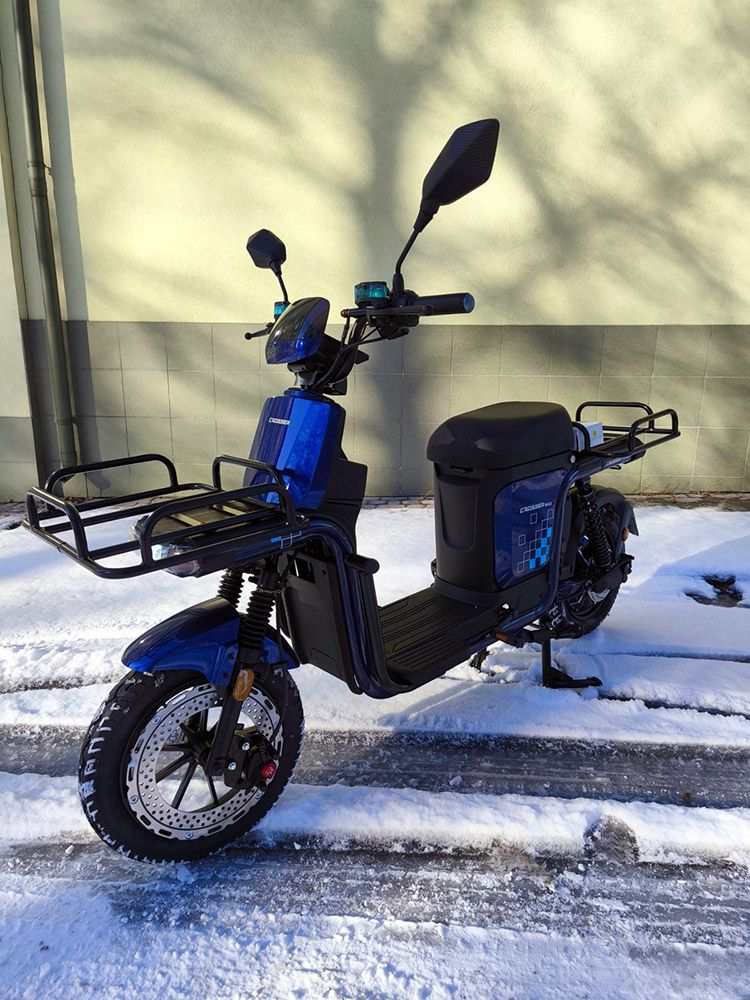 Електроскутер Crosser MAX 800W 72V 20Ah синій