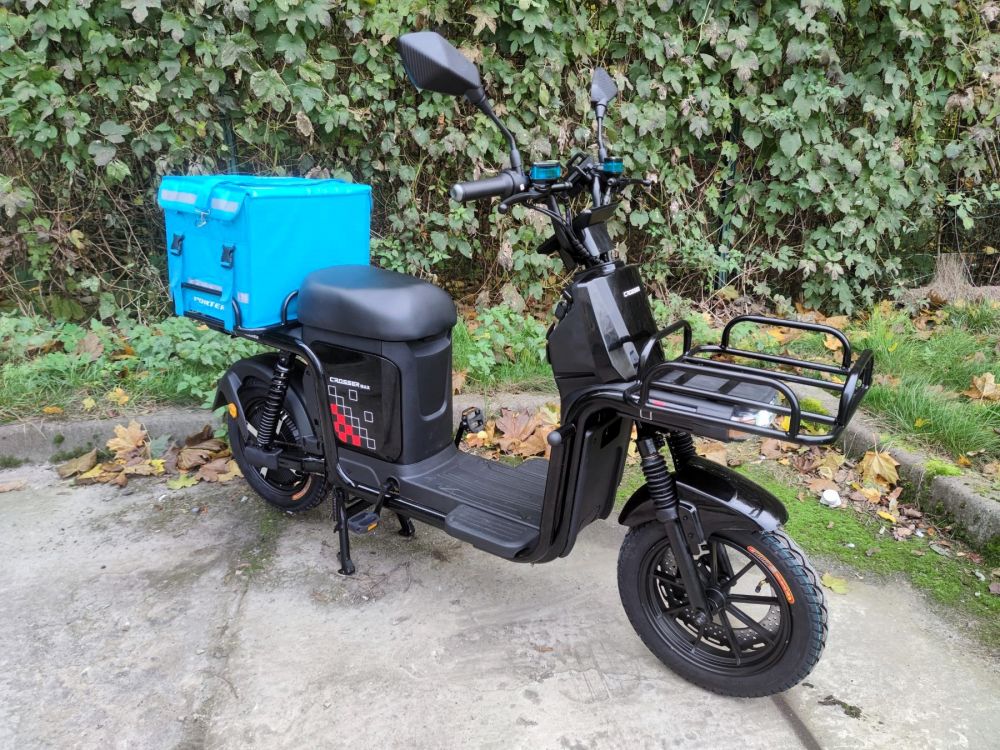 Електроскутер Crosser MAX 800W 72V 20Ah чорний