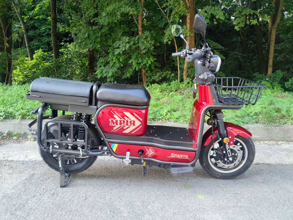 ЕЛЕКТРОВЕЛОСИПЕД SPARTA MRIYA NEW-2024 (72V-1200W) червоний