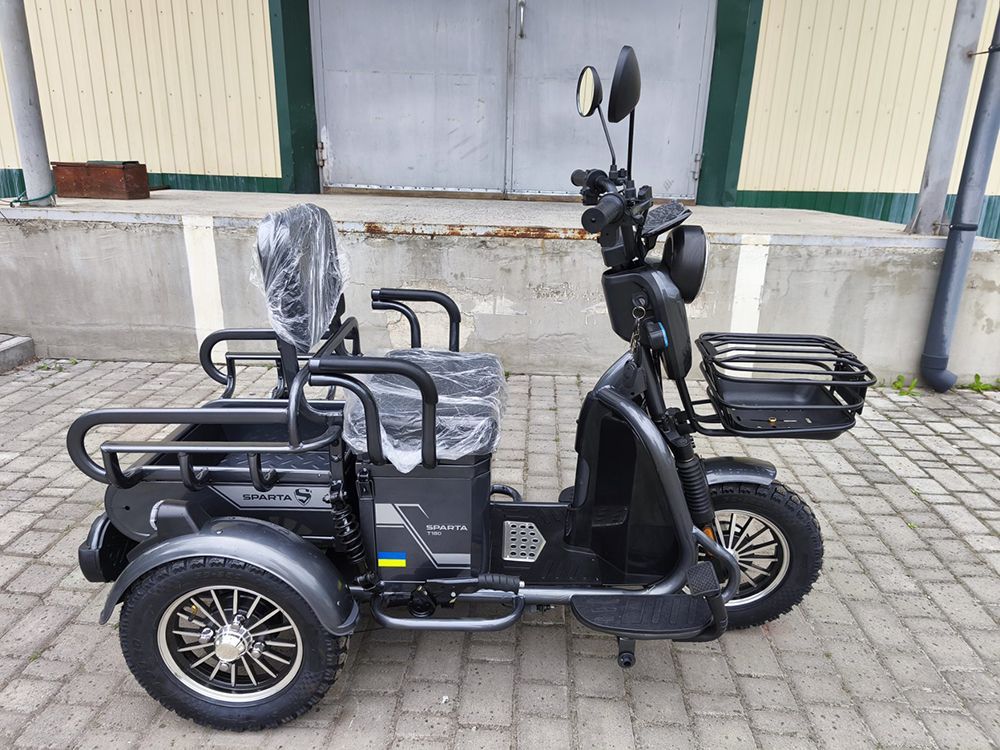 Електроскутер SPARTA T180 (1200W; 72V-24Ah SLA)