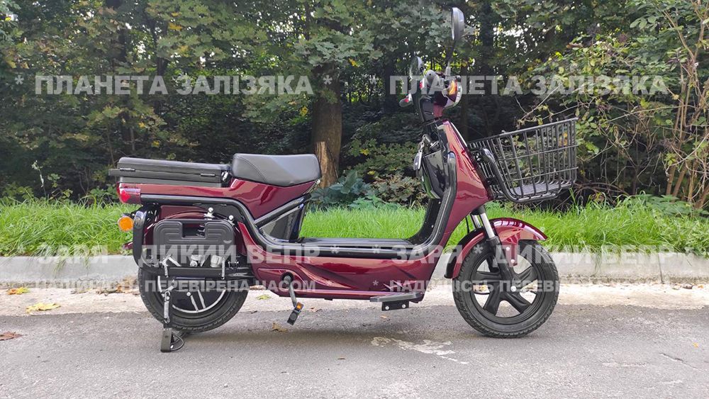 Електровелосипед Zaria Tiger (1500W-60V) червоний