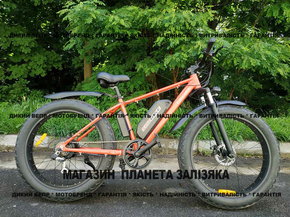 Електровелосипед фетбайк SKYBIKE Calcutta (500W) червоний