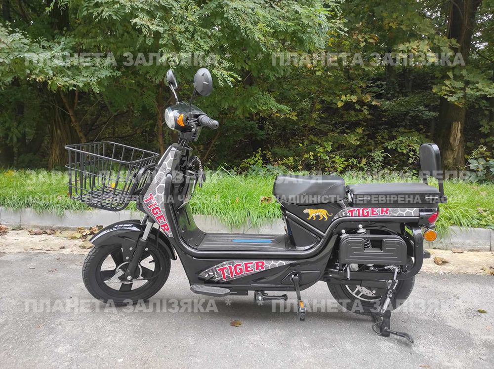Електровелосипед Zaria Tiger (1500W-60V) чорний