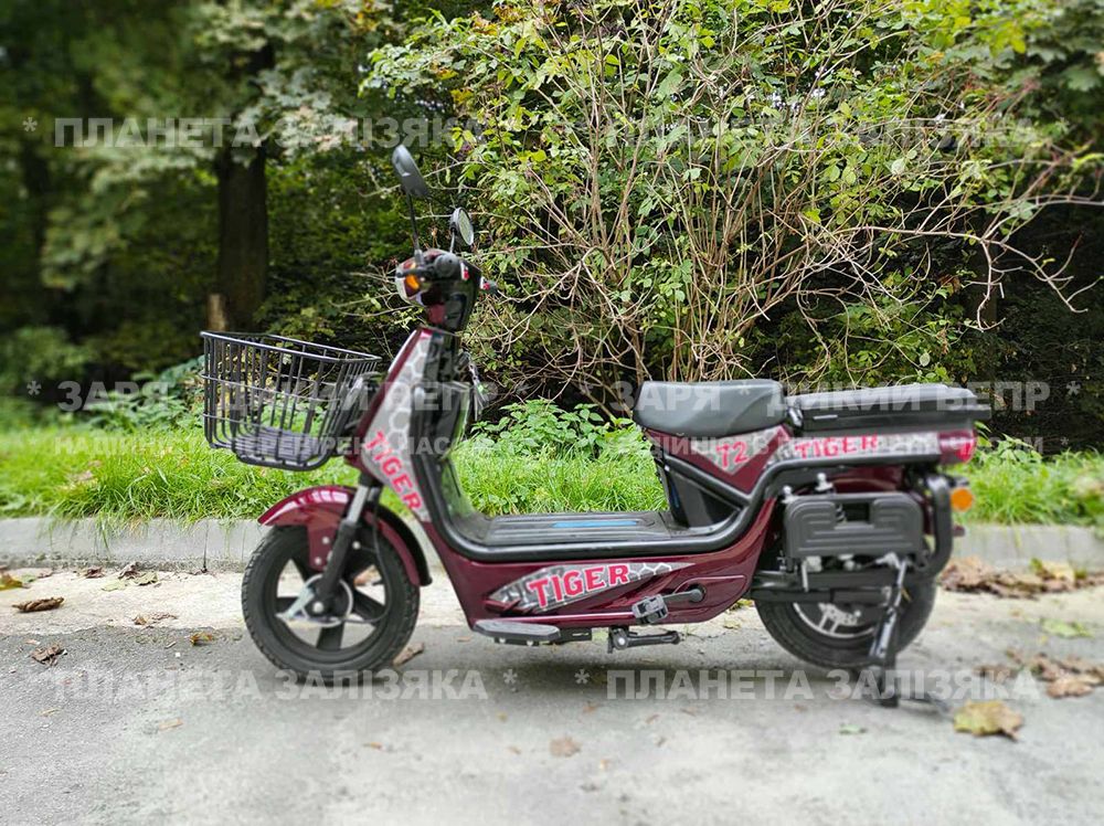 Електровелосипед Zaria Tiger (1500W-72V) червоний
