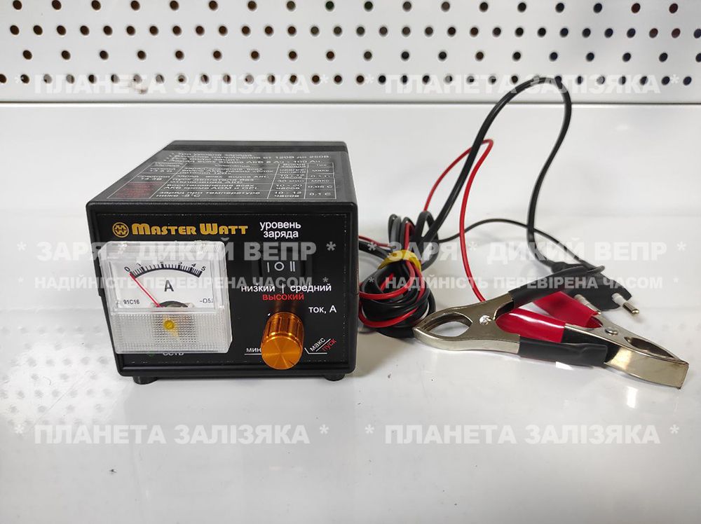 Зарядний пристрій для авто- та мото- акумуляторів 5.5А 12В Master Watt