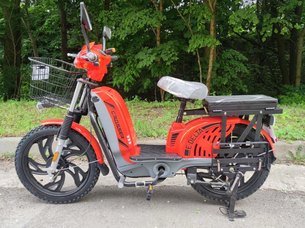 Електровелосипед Crosser E-Delta 800w 15Ah помаранчевий