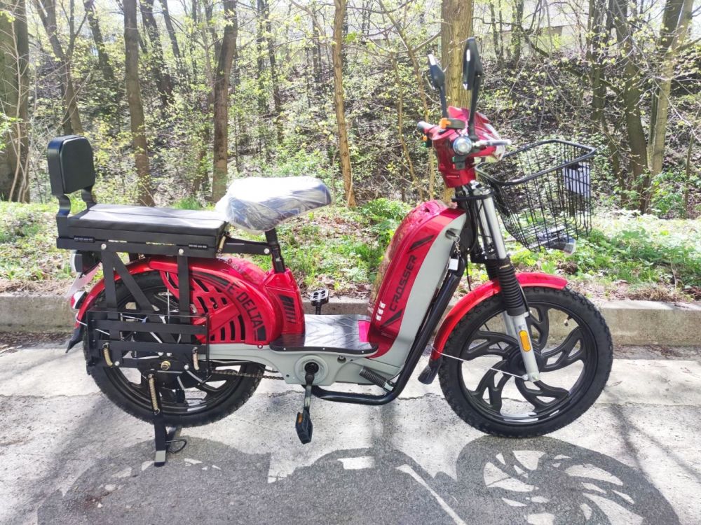 Електровелосипед Crosser E-Delta 800w 15Ah червоний