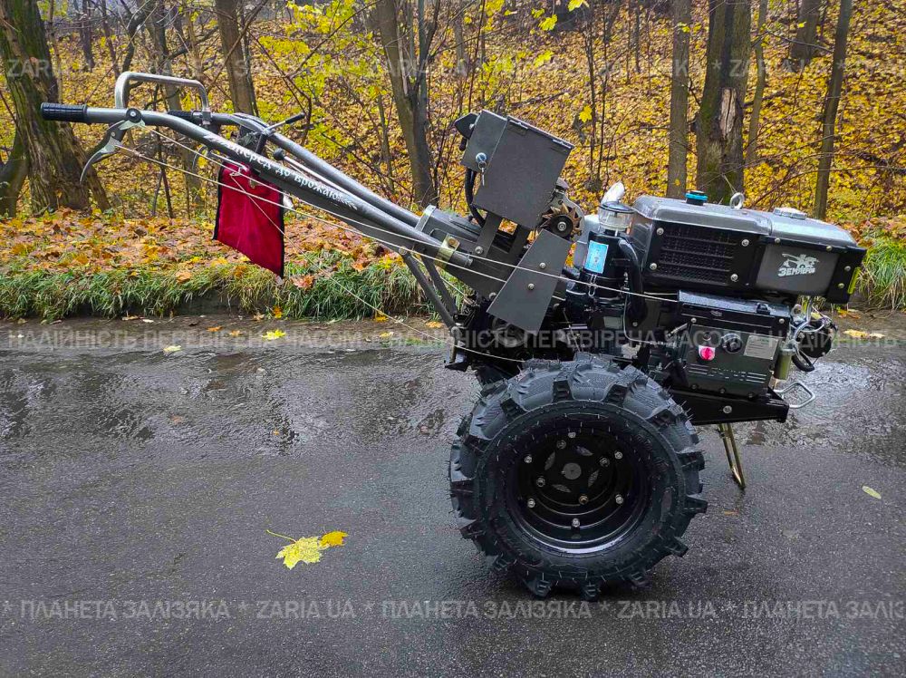 Дизельний мотоблок Добриня 112Е  12л.с. з фрезою