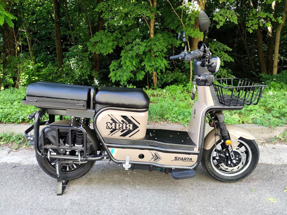 ЕЛЕКТРОВЕЛОСИПЕД SPARTA MRIYA NEW-2024 (72V-1200W) сірий