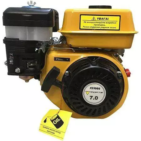 Бензиновий двигун Forte F210GS-20 шпонка