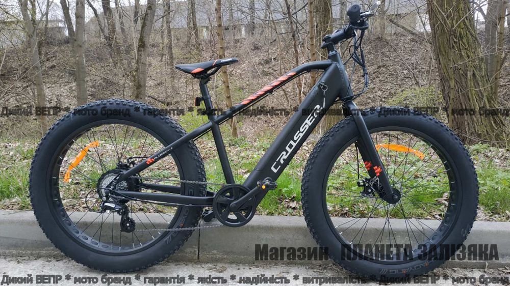 Електровелосипед Crosser E-Fat Bike AL 26