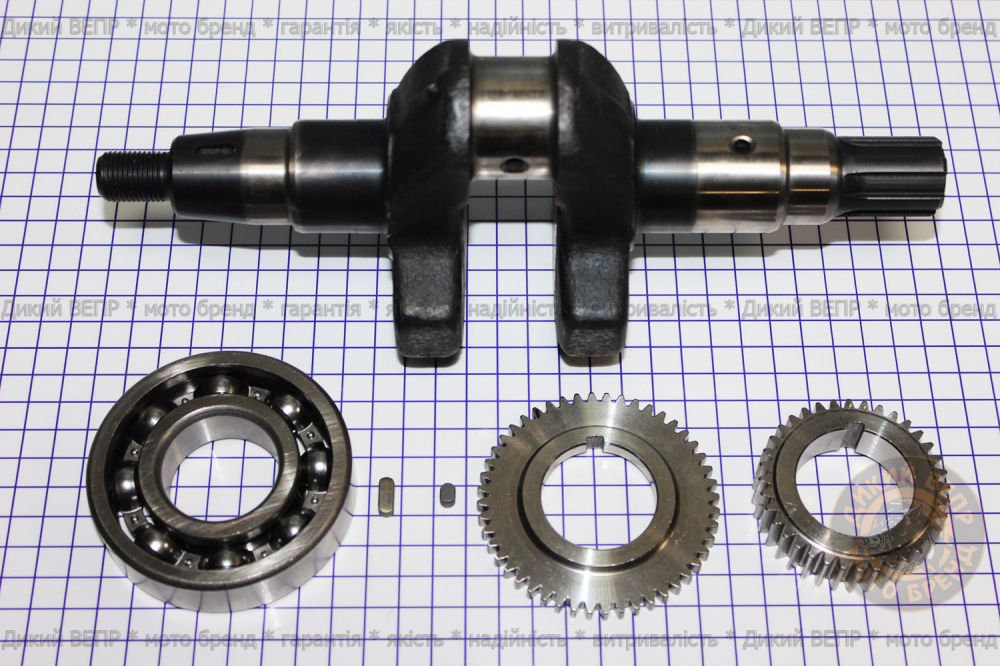 Коленвал в сборе к двигателю Заря 105 (178F)