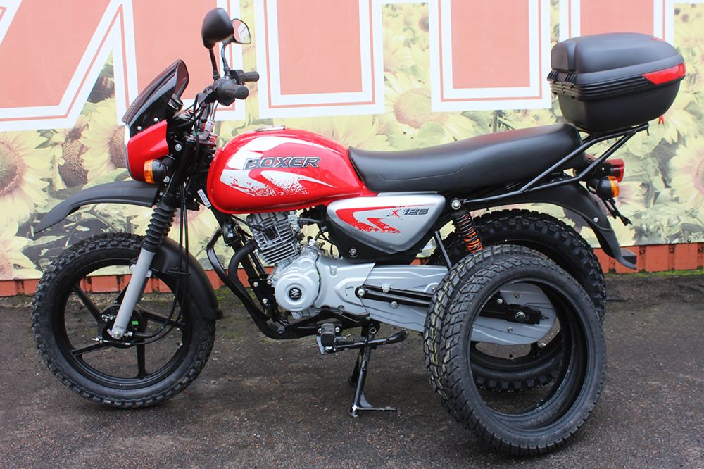 Мотоцикл Bajaj Boxer 125X в подарок шоссейные покрышки