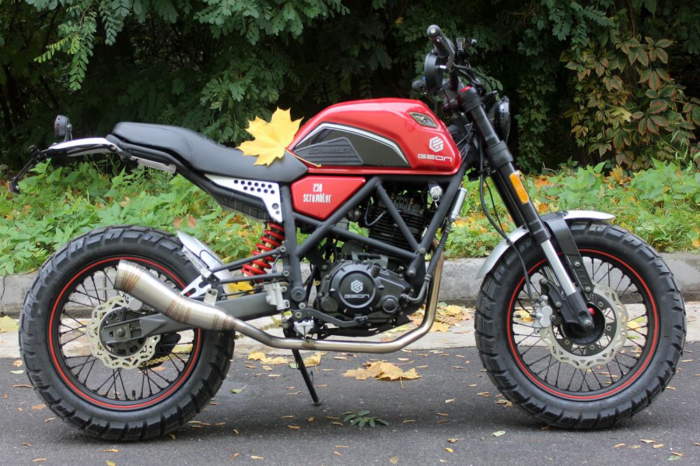 Мотоцикл Geon Scrambler 250 red