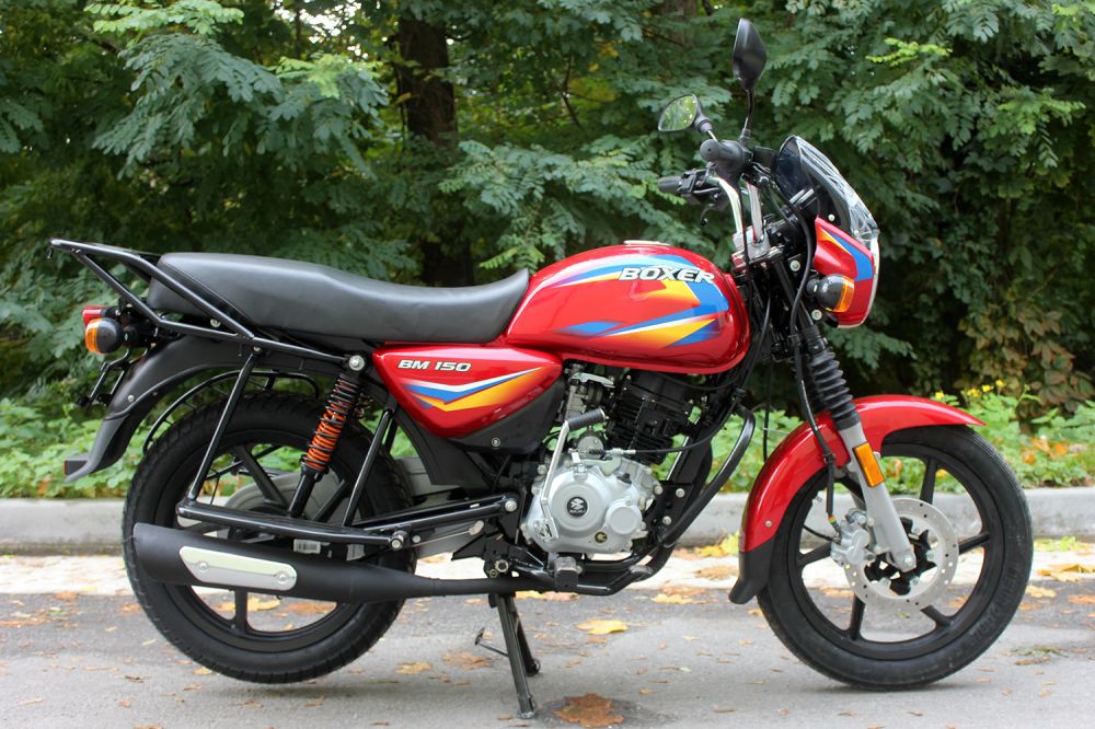 Мотоцикл Bajaj Boxer BM 150cc (КПП 5-ти ступка) дисковый тормоз