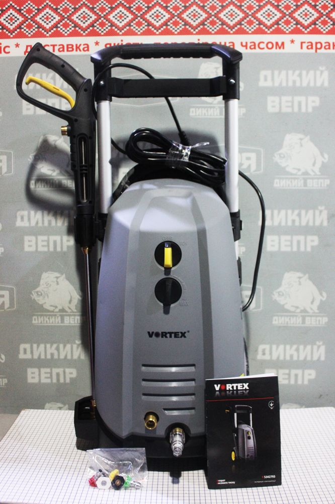 Мойка высокого давления 3000Вт, 200бар, 8.7л/мин, шланг 8м VORTEX (5342793)