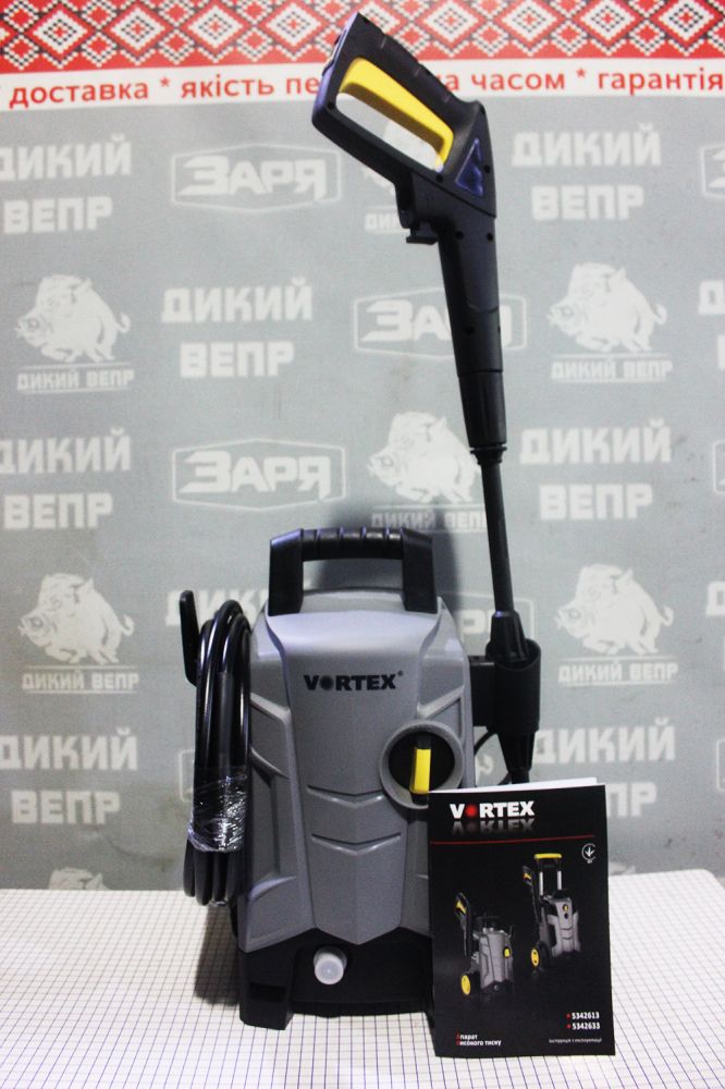 Мийка високого тиску 1500Вт, 125бар, 5 л/хв, шланг 5м VORTEX (5342613)