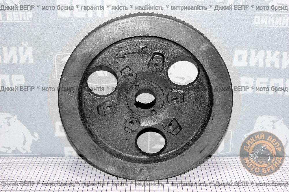 Маховик с венцом R190-R195 к мотоблоку Заря, Дикий Вепр, Зубр