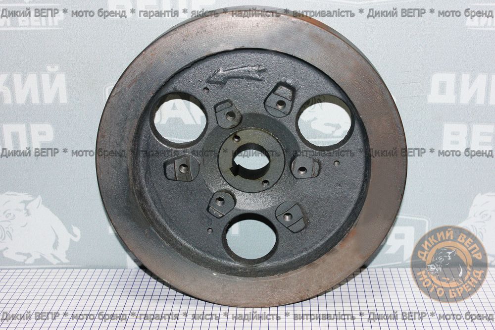 Маховик R190-R195 до мотоблока Заря, Дикий Вепр, Зубр