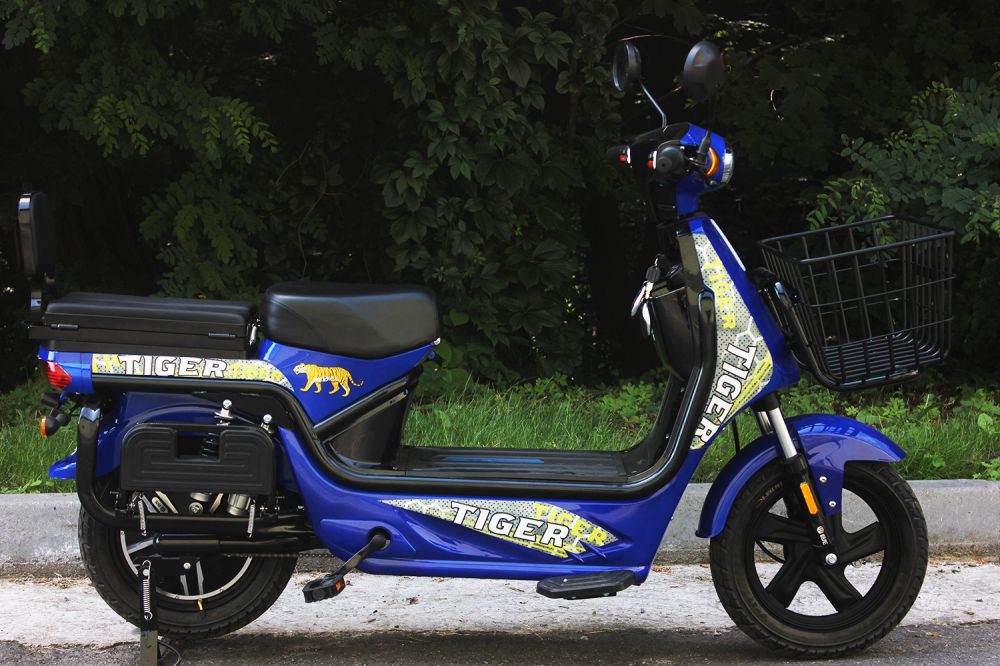 Електровелосипед Zaria Tiger (1500W-60V) синій
