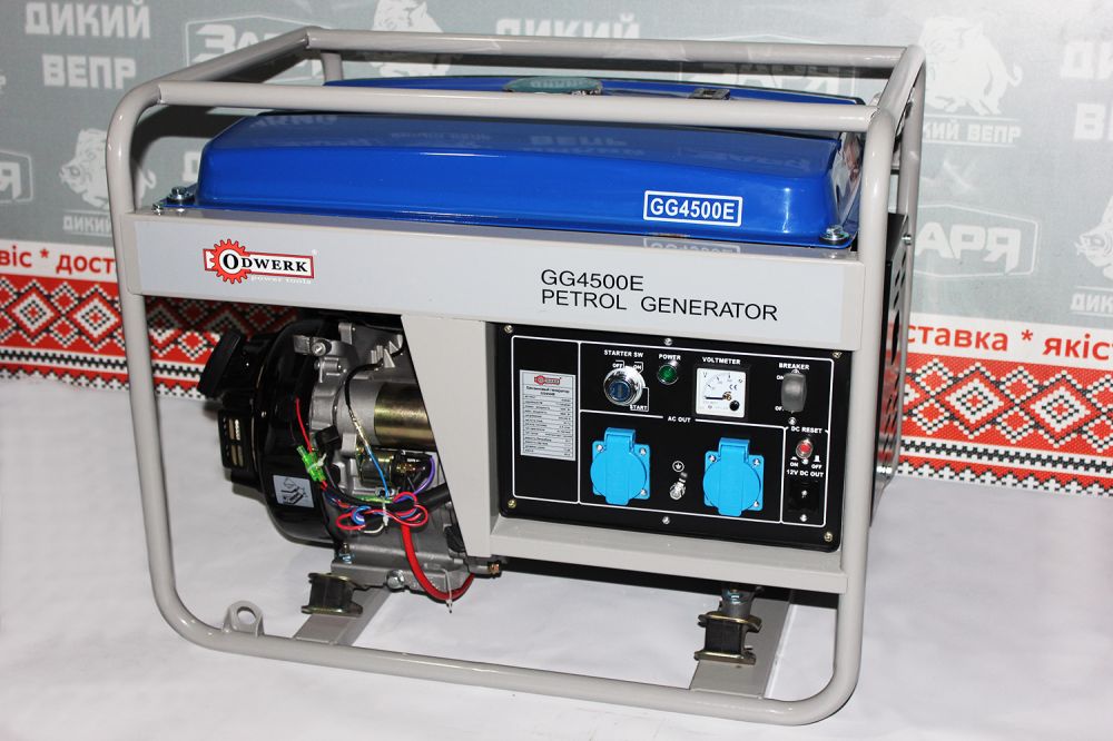 Генератор бензиновый ODWERK GG 4500E
