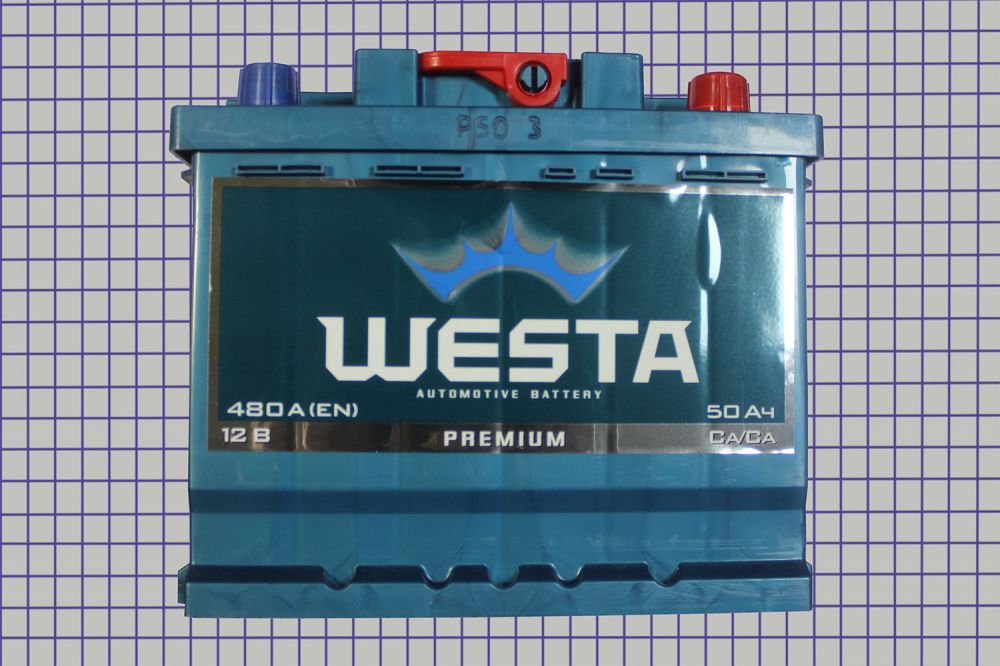 Акумулятор Westa Premium 50Аh R + 480A 6CT-50A
