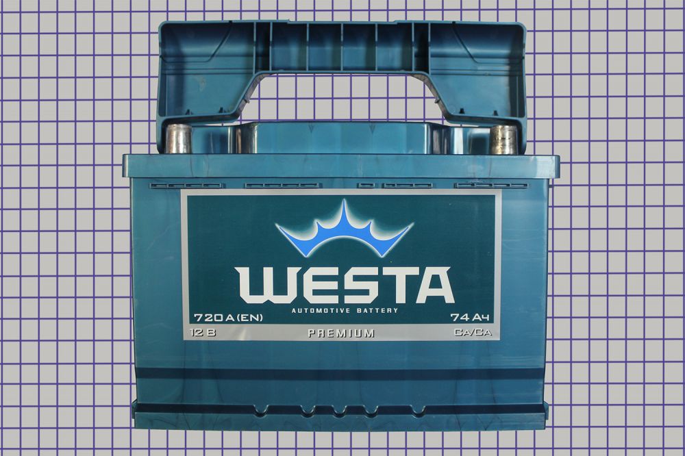 Акумулятор Westa Premium 74Ah R + 720A 6CT-74A